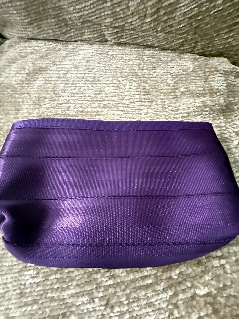 Harveys Seatbelt Bag Purple Makeup Bag EUC